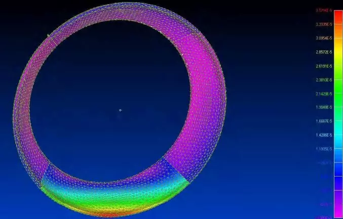 Modèle EF collerette entrée d'air soufflerie diam 4m